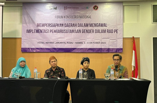 Forum Konsultasi Nasional Kawal Pengarusutamaan Gender dalam Pencegahan Ektremisme
